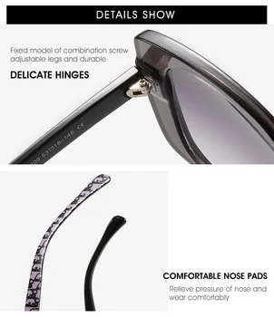 Nye Boks Solbriller Europæiske og Amerikanske Mode Solbriller Klassiske Retro Solbriller
