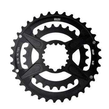 GXP mountainbike kranksæt cykel tandhjul 38T/28T aluminium og CNC bearbejdning dobbelt-layer-disk
