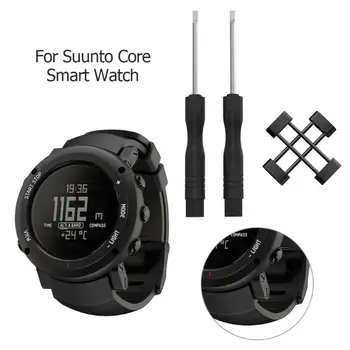 ALLOYSEED Rustfrit Stål Smartwatch Reparation Skruerne med en Skruetrækker Adapter Stik Fjernelse Værktøj til Suunto Core Smart Ur