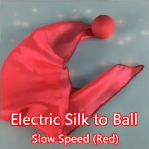 El-Silke Til Bolden - Langsom Hastighed (Hvid/Rød Til Rådighed) Magic Tricks Tilbehør Close-Up Illusioner Fase Mentalism