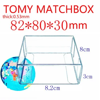 20pcs Klar plast Tomy Tomica Toy emballage indehaveren kasse trykstøbt Bilen Modeller Storage Container tilfælde af PVC-emballage Kasser