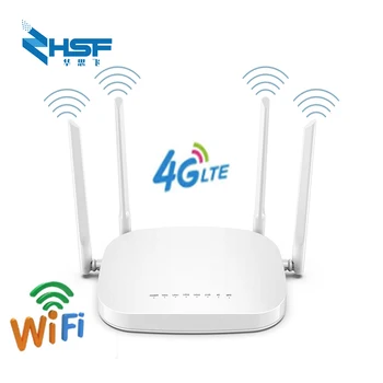 300Mbps LTE 4g Wifi-Router, Wireless CPE Router Med SIM-Kort Slot Extender Stærk Wifi IP-Kamera/Uden WiFi Dækning