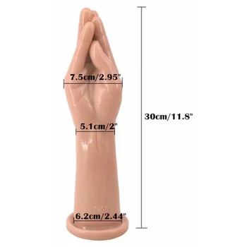 FAAK Real Skin Touch Populære Hånd Sex Toy Naturtro Finger Toy Høj Kvalitet Sutte Penis i Vagina Dildo Lesbisk Onani