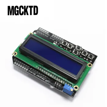 5pcs/masse LCD-Tastatur Skjold LCD1602 LCD-1602 Modul Display For ATMEGA168 ATMEGA328 ATMEGA2560