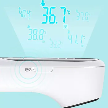 Original Xiaomi smart home Berrcom Termometer LED Præcis Digital Feber Infrarød Klinisk Termometer berøringsfri Måling
