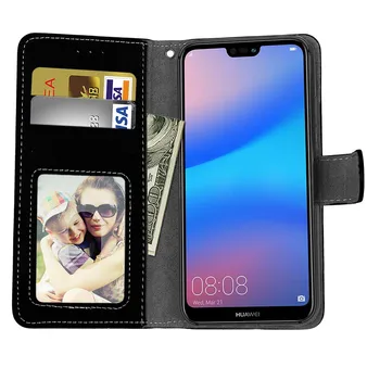 Læder Wallet PU Mobiltelefon Cover til Samsung Galaxy Note 9 A6 Plus 2018 A8 A9-Stjernede J2 Pro J3 J4 J6 J7 J8 2018 J7 Duo-Sag