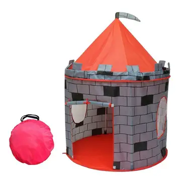 Kid Telt Hus Bærbare Folde Princess Castle 135*105cm Præsentere Børn Tipi Telt Spille Toy Telte Fødselsdag Julegave