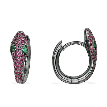 SINZRY Unikke design smykker Cubic zirconia dazlling slange form Stud øreringe CZ cute fashion øreringe til kvinder