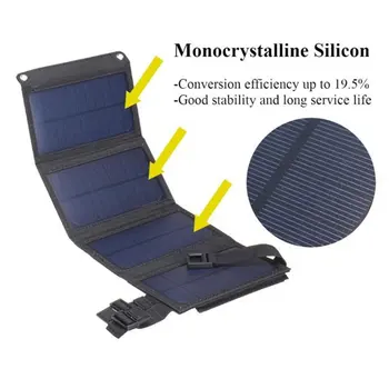 20W Sunpower Solceller Folde Panel Usb-Oplader Traval Camping Udendørs Vandreture Sol Energi Folde Bord Til Mobiltelefon