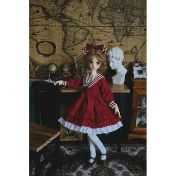 Fantasi Lolita Kjole Til 1/6 1/4 MSD 1/3 SD-DZ AOD YOSD BJD Dukke Dollfie Outfit