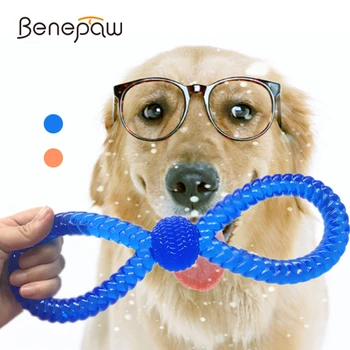 Benepaw Holdbar Interaktive Pet Legetøj Til Små og Mellemstore Store Hunde Lege Tygge Sikker Bide-resistente Tænder Rengøring Hvalp Tog Dog Spil