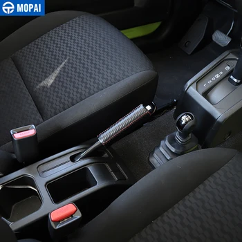 MOPAI Håndbremse Greb til Suzuki Jimny JB74 Læder Bil Hånd Bremse Beskytte Dække for Suzuki Jimny 2019 2020 Tilbehør
