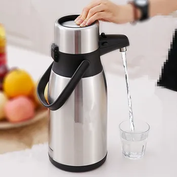 2,5 L 3L, Rustfrit Stål, isoleret Termoflaske Thermo kop Kaffe pot Termisk vakuum vand kedel Vakuum Kolbe Termisk