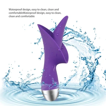 Silikone Innovative Tungen Slikke Klitoris Stimulator - Genopladelige 10 Speed Vibrerende Håndholdt Massageapparat Spil Legetøj til Kvinder