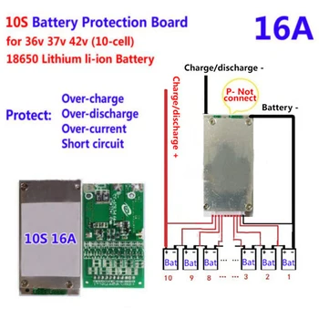 10S 36V 15A Li Lithium-Ion-Batteri Bms Pcb Pcm Beskyttelse yrelsen For Ebike-El-Cykel Drift Bil Forhindre Overchargin