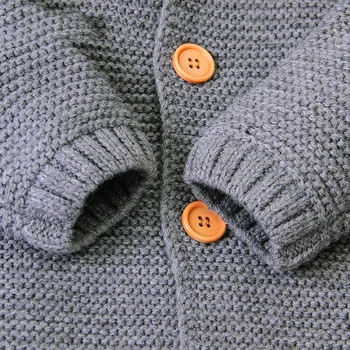 New Born Baby Tøj Sweater Buksedragt Drenge Og Piger Efterår Og Vinter Hætte Hætte Holde Varmen Bomuld New Born Baby Tøj