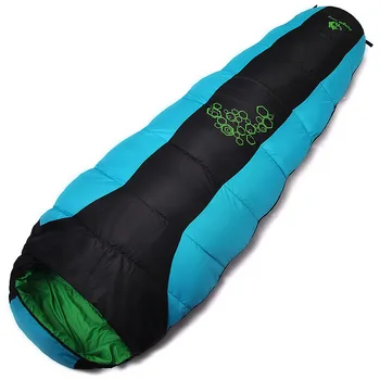 2017 fortykkelse fylde fire huller bomuld soveposer udendørs camping bjergigning særlige camping taske bevægelse 1150g
