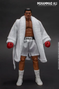 1/12 Heavyweight Champion Skikkelse af Ali Muhammad Ali Action Figur Med Tre Hoveder Forme Model for Fans Colelction Gaver