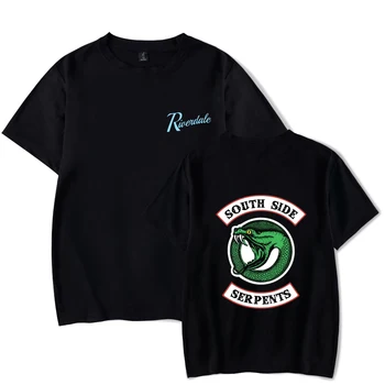 Mænds Riverdale Hot TV-Show Sommer T-shirt til Kvinder/mænd SYDLIGE SIDE SLANGER Hip Hop Korte Ærmer T-shirts Harajuku Tee Snake Print