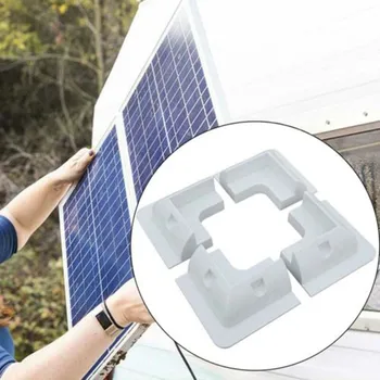 Solar Panel Beslag Støtte Hvid Køretøj Garager Værktøj 4stk For RV Lastbil