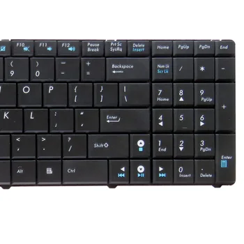 GZEELE NYE engelske OS laptop Tastatur til ASUS Pro66 Pro66IC X5D X5DAB X5DAD X5DAF X5DC X5DID sort