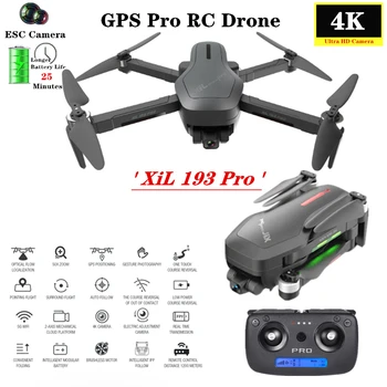 XIL193 Pro RC Drone GPS med Ægte 5G 4K WiFi Kamera Quadcopter, med 2-Akse Gimbal Flyvning 25 minutter Droner VS SG906 Pro X35 K777