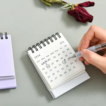Kalender 2020 Dagbog 2021 Novedade Planner Arbejde Øverste Tabel Tidsplan Notebook Mini Bærbare Calendario Skole Kontorartikler