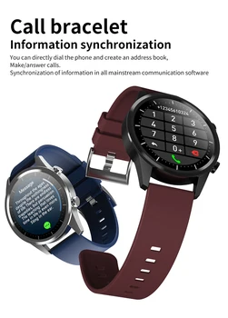 Nye F35 Smart Ur Mænd Bluetooth Kalde Brugerdefinerede Skive Fitness Tracker Sport Armbånd puls Armbånd VS L13 DT78 Smartwatch
