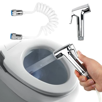 Brusebad Hoved Dyse med Telefon bruserslange Håndholdte Bidet Toilet Sprøjte Badeværelse Rengøring af Værktøj sprøjtepistol