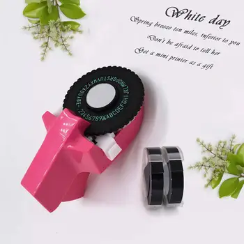 C101 Mini DIY Manuel Skrivemaskine Tape Kapital Brev Disk Prægning Label Maker