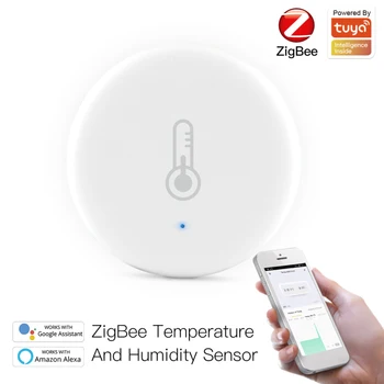 Tuya ZigBee Smart Temperatur Sensor Smart Lufttryk Luftfugtighed Sensor Smart Control Zigbee-Forbindelse