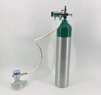 Efterspørgslen ventil med 2-kontrol ventil CGA870 regulator for ilt cylinder tank medicinsk Nødsituation