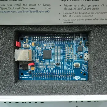 1 stk x CYUSB3KIT-003 Interface udviklingsværktøjer yrelsen EZ-USB-FX3 SuperSpd Etui Kit