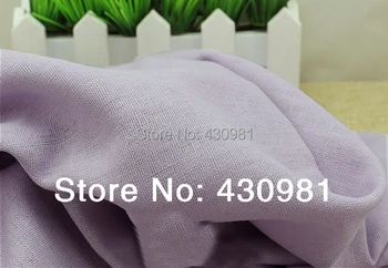 100cm*140cm naturlige linned, bomuld, stof elegante lilla lavendel hør materiale til kjole tecido