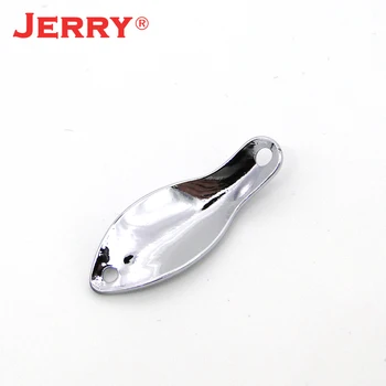Jerry 50stk 0,5 g 0,8 g 1,3 g 2,5 g ultralet micro ørred skeer umalet blank fiskeri lokker pesca spinner kugler skinner