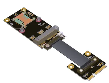 MPCIe mSATA ssd-extension kabel-adapterkort et trådløst netværkskort udvidelse mini-PCI-e udvide Fleksibel Fladskærms-Kabel