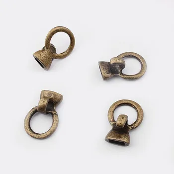 3pcs Tibetansk Sølv/Bronze/Guld Åben Krog Alt i ét Stik Smykker Resultater Passer DIY Armbånd Gøre For 5mm Rund Læder