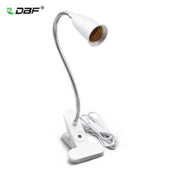 [DBF]AC 85-265V OS/EU Stik E27 sokkel 33 cm 43 cm 53cm Fleksibel Klip Skifte LED-Lampe Holder Stik Strøm Kabel