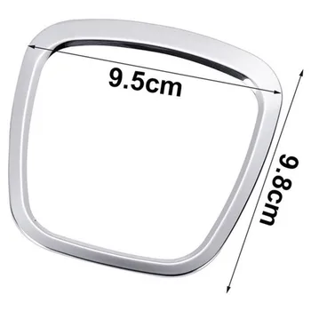 Trim Cover Sticker Chrome Rattet Ramme Erstatning for Audi A3 8P S3 A4 B6 B7 B8 A5 A6 C6 Q5 Q7 Indvendigt Tilbehør