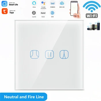Ny WiFi Gardin Skifte Til Tuya Smart Liv AC100V-240V rulleskodde Blind Motor Home Automation Arbejde Med Alexa, Google Startside