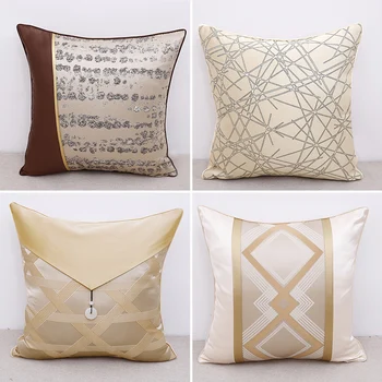 Luksus sofa pudebetræk pudebetræk hjem dekorativ pillow cover patchwork pudebetræk