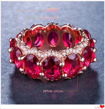 Rose guld ringe, Diamant ring Luksus smykker, krystal Topaz Emerald Moissanite Safir ring kostume smykker smaragd ring B1092