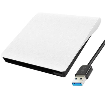 Hvid USB3.0 af Optisk SATA-Drev Sag Kit Ekstern Mobil Kabinet Blu-ray Tilfældet For Notebook Bærbar Uden Drev 9.0/9.5/12.7 mm