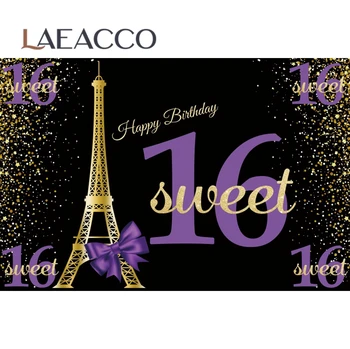 Laeacco 20-30 års Fødselsdag Part Plakat Prinsesse Baggrund Sølv Høje hæle Glitter Prikker Skræddersyet Fotografering Baggrund