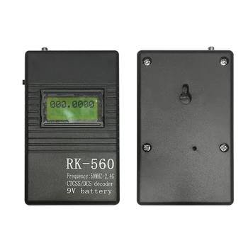 RK-560 Frekvens Detektor 50MHz-2.4 GHz Målelige Frekvens Mute