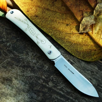 TWOSUN knive SLIP FÆLLES M390 Lomme folde Kniv udendørs camping kniv jagt redskab til overlevelse EDC Titanium Knogle Håndtere TS197