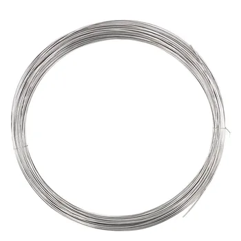 304 Rustfrit Stål Hårdt Enkelt Wire, Ståltråd Elevator Afsætning Linje 0,1 mm 0,2 mm 0,3 mm 0,4 mm 0,5 mm 0,6 mm 0,8 mm Lyse Wire