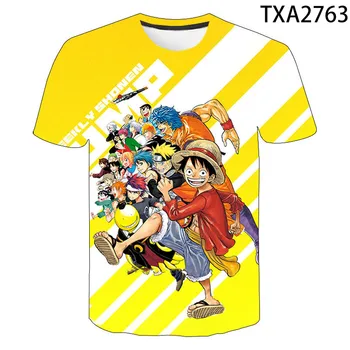 2020 NARUTO Uzumaki Naruto 3D-T-Shirts Trykt Mænd, Kvinder, Børn T-shirt Afslappet Korte Ærmer Dreng Pige Børn, Mode Toppe Tee