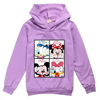 Disney Baby Piger Drenge Tegnefilm Mickey, Minnie Hættetrøjer Sweatshirt Tøj Børnene Foråret Hættetrøjer Jakke Frakke Barn Toppe Tøj