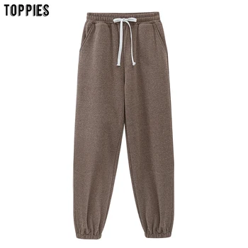 Toppies 2020 efteråret dame hætteklædte sweatshirts casual træningsdragt tops +bukser jogger to delt sæt streetwear